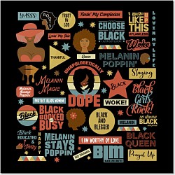 Positive Posters, BLM, Black women